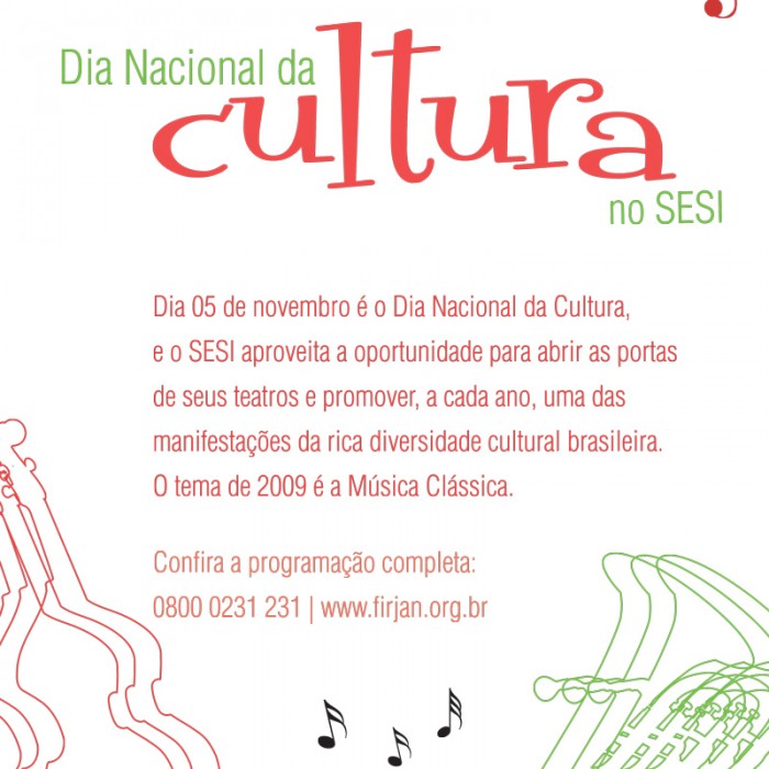 Projeto Dia Nacional da Cultura